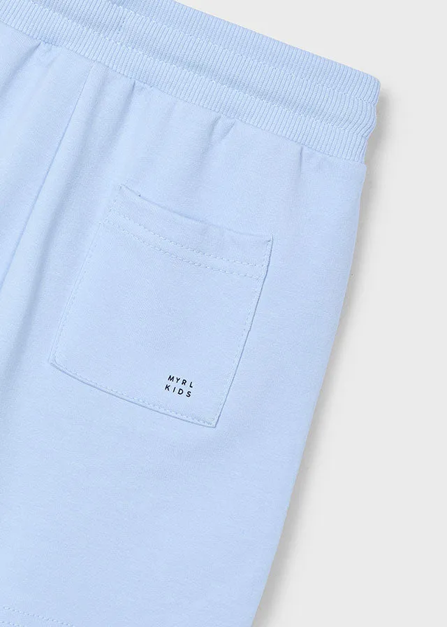 NEW SS25 Mayoral Boys Shorts 611 Sky/78