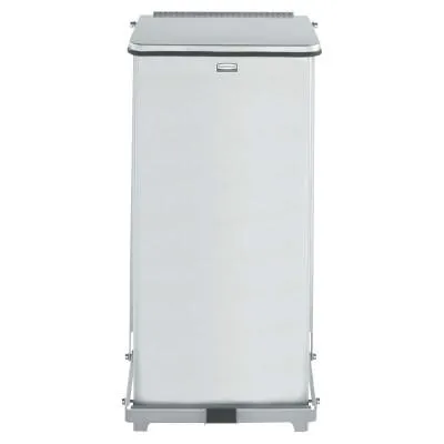 Newell Brands Defenders Heavy-Duty Steel Step Cans, 24 gal, Steel, Stainless Steel, FGST24SSPL