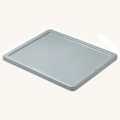 Newell Brands Stack and Nest Palletote Box Lids, 15 5/8 in x 19 5/8 in x 1 in, Gray, FG172000GRAY