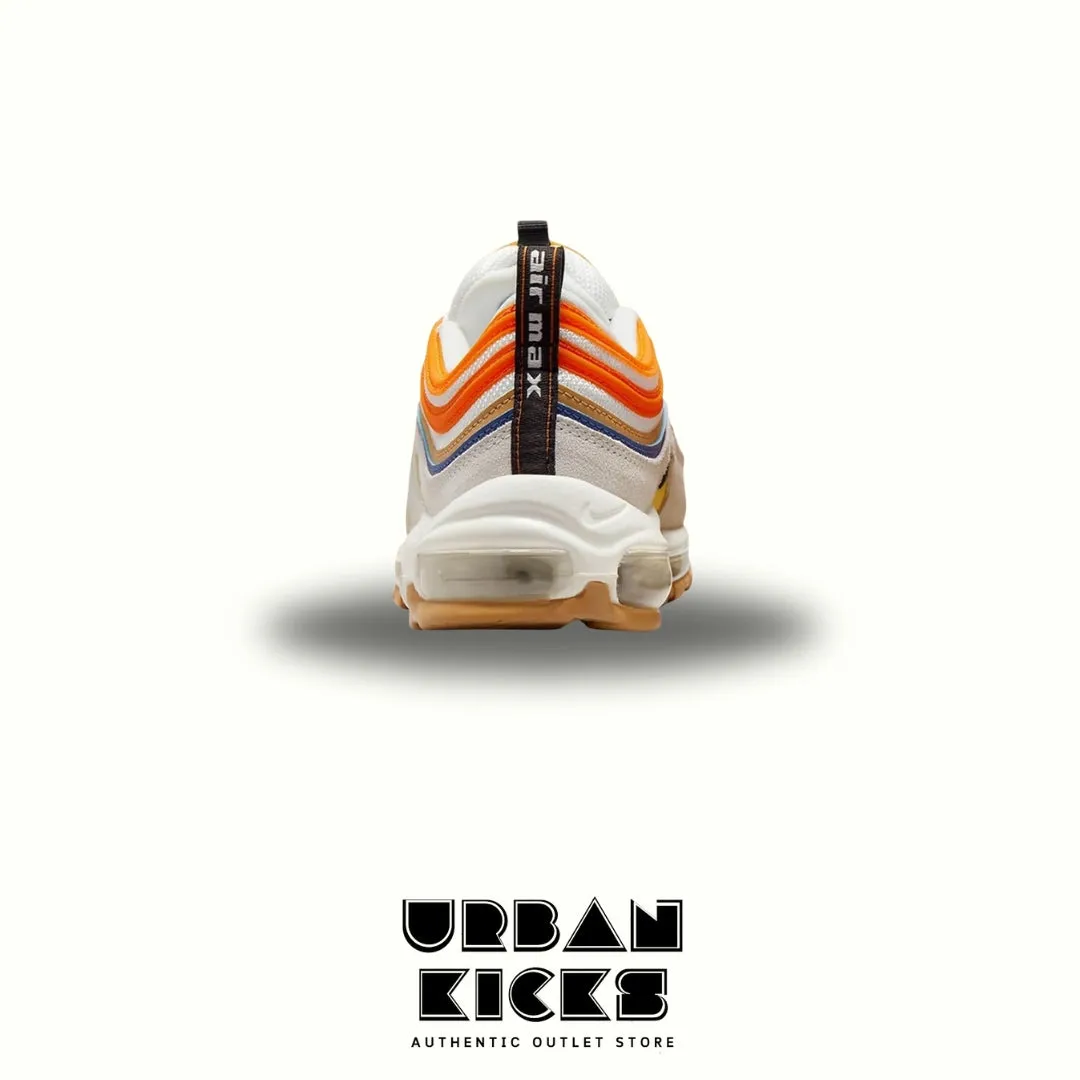 Nike Air Max 97 SE White/Black/Orange – Iconic Style Meets Bold Contrast