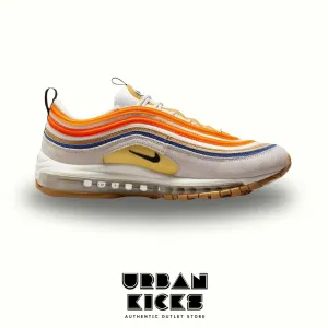 Nike Air Max 97 SE White/Black/Orange – Iconic Style Meets Bold Contrast
