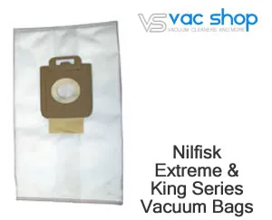 Nilfisk Elite, Extreme & King Series paper generic vacuum bags