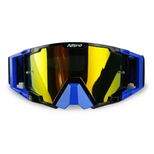 Nitro NV-100 Motocross Goggles Blue