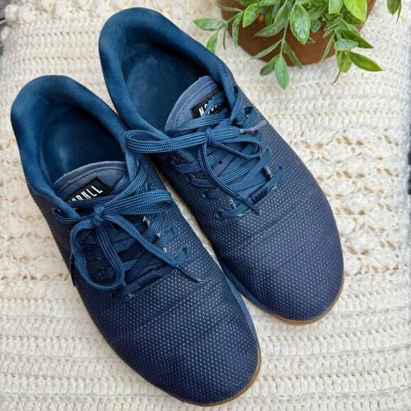 NOBULL Unisex M 10 W 11.5 Outwork Trainer Athletic Sneaker Shoe Navy Gum