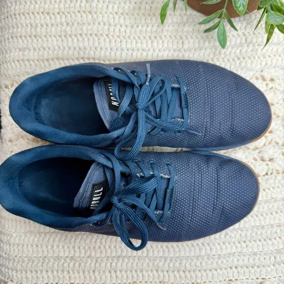 NOBULL Unisex M 10 W 11.5 Outwork Trainer Athletic Sneaker Shoe Navy Gum