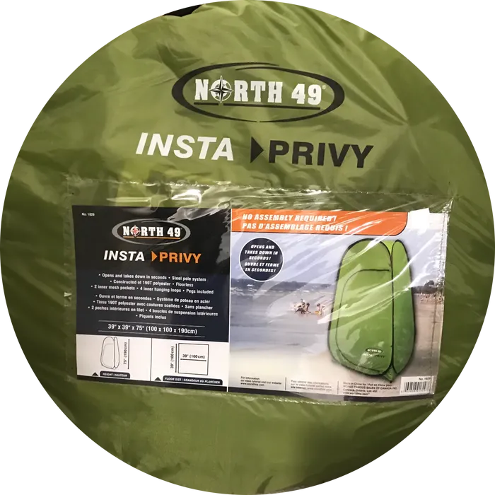 North 49 Pop Up Insta-Privy and Beach Change Room