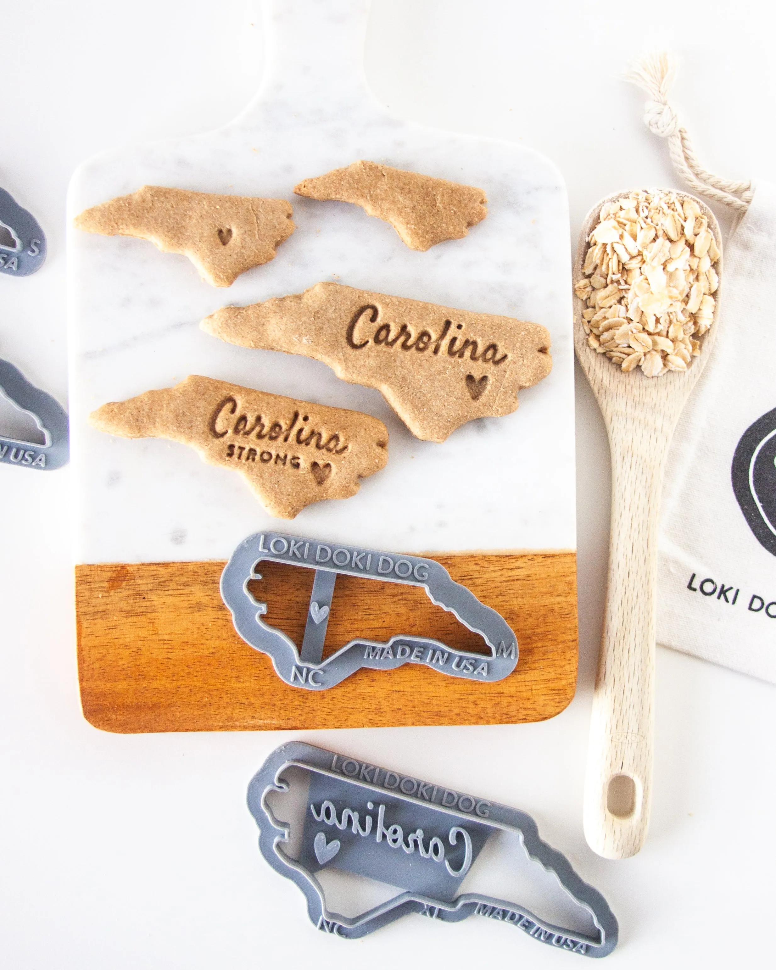 North Carolina State Shaped Cookie Cutter (Multiple Styles Available)