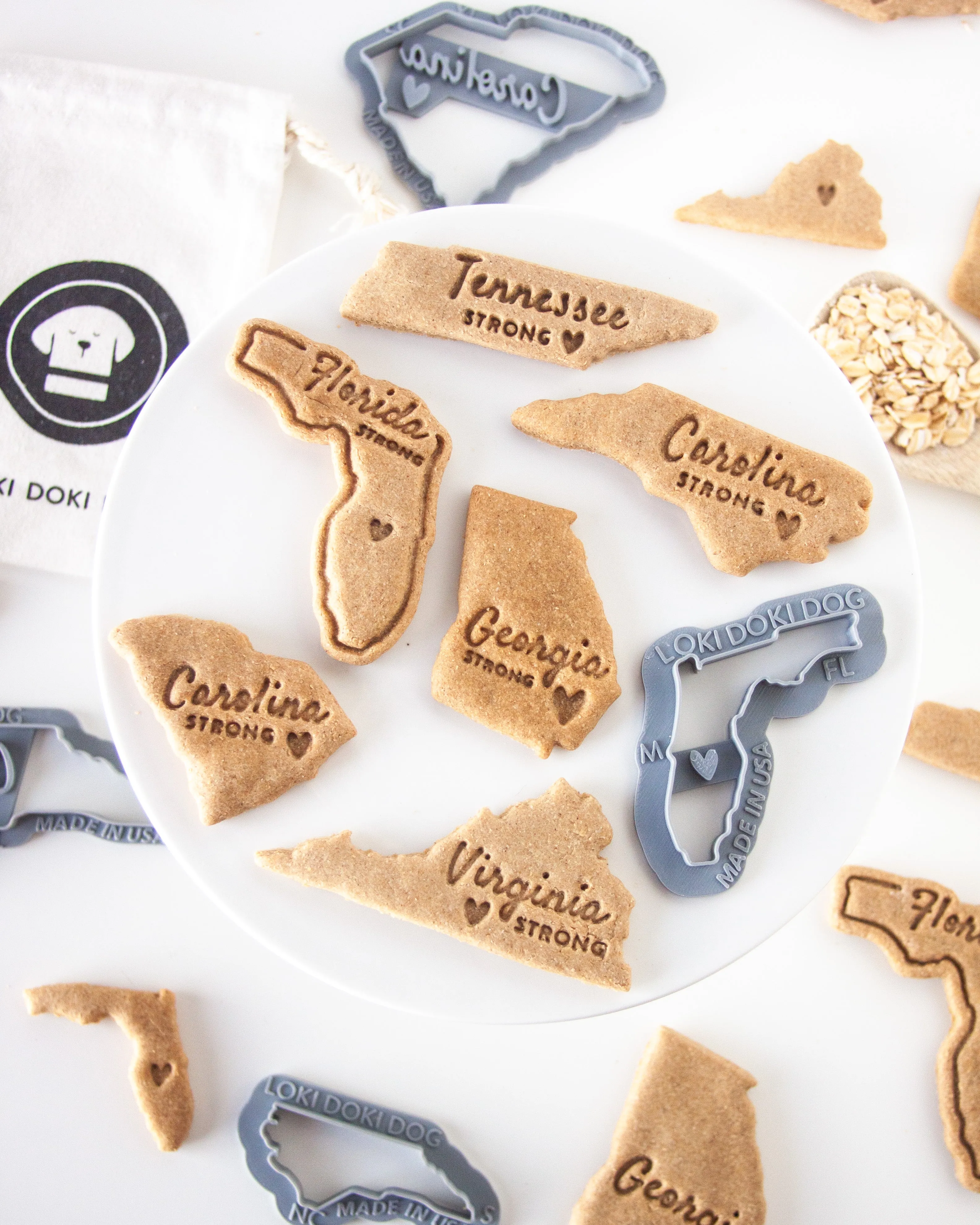 North Carolina State Shaped Cookie Cutter (Multiple Styles Available)
