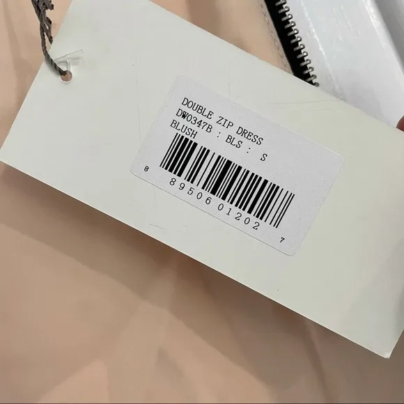 NWT Bishop &amp; Young Double Side Zipper in Blush