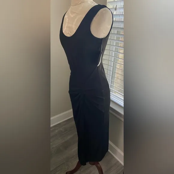 NWT, INC International Concepts Long Black Evening Dress Womens Size Small