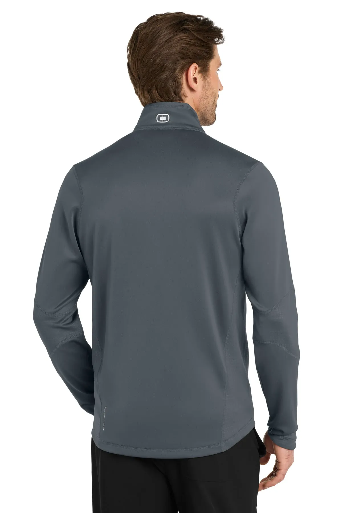 OGIO Fulcrum 1/4-Zip. OE701 Gear Grey