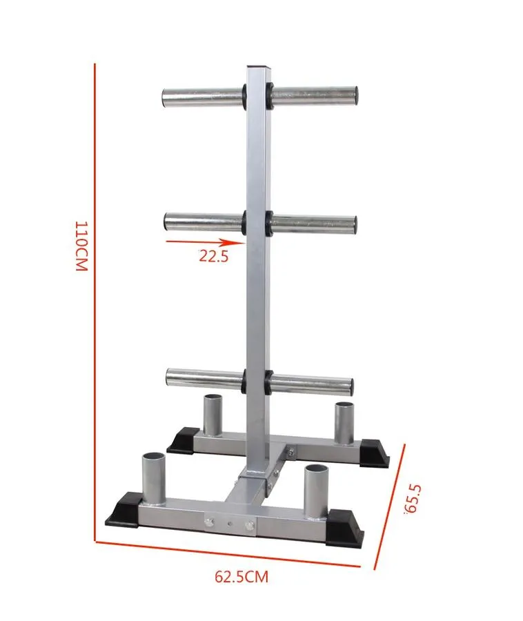 Olympic WeightPlate and Barbell Storage Tree