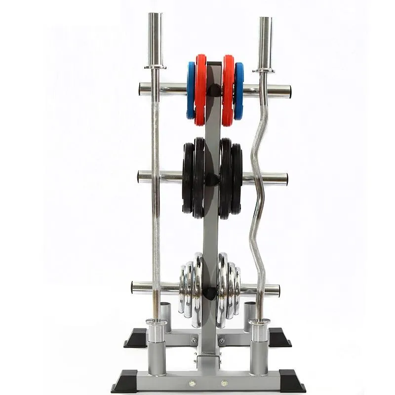 Olympic WeightPlate and Barbell Storage Tree