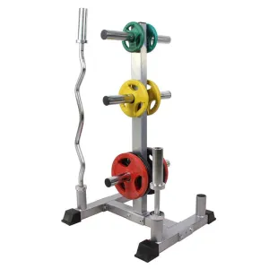 Olympic WeightPlate and Barbell Storage Tree