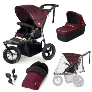 Out n About Nipper Single Essentials Bundle in Brambleberry Red