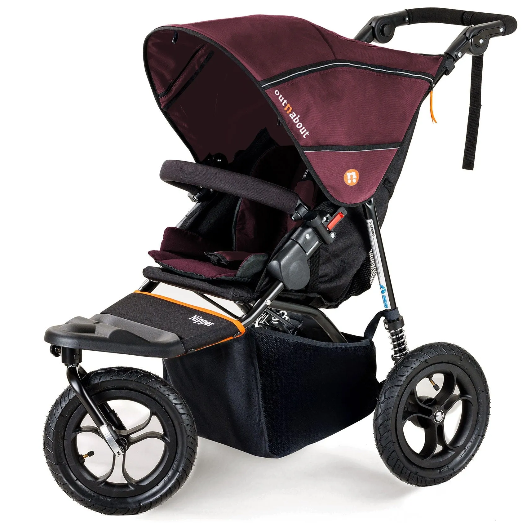 Out n About Nipper Single Essentials Bundle in Brambleberry Red
