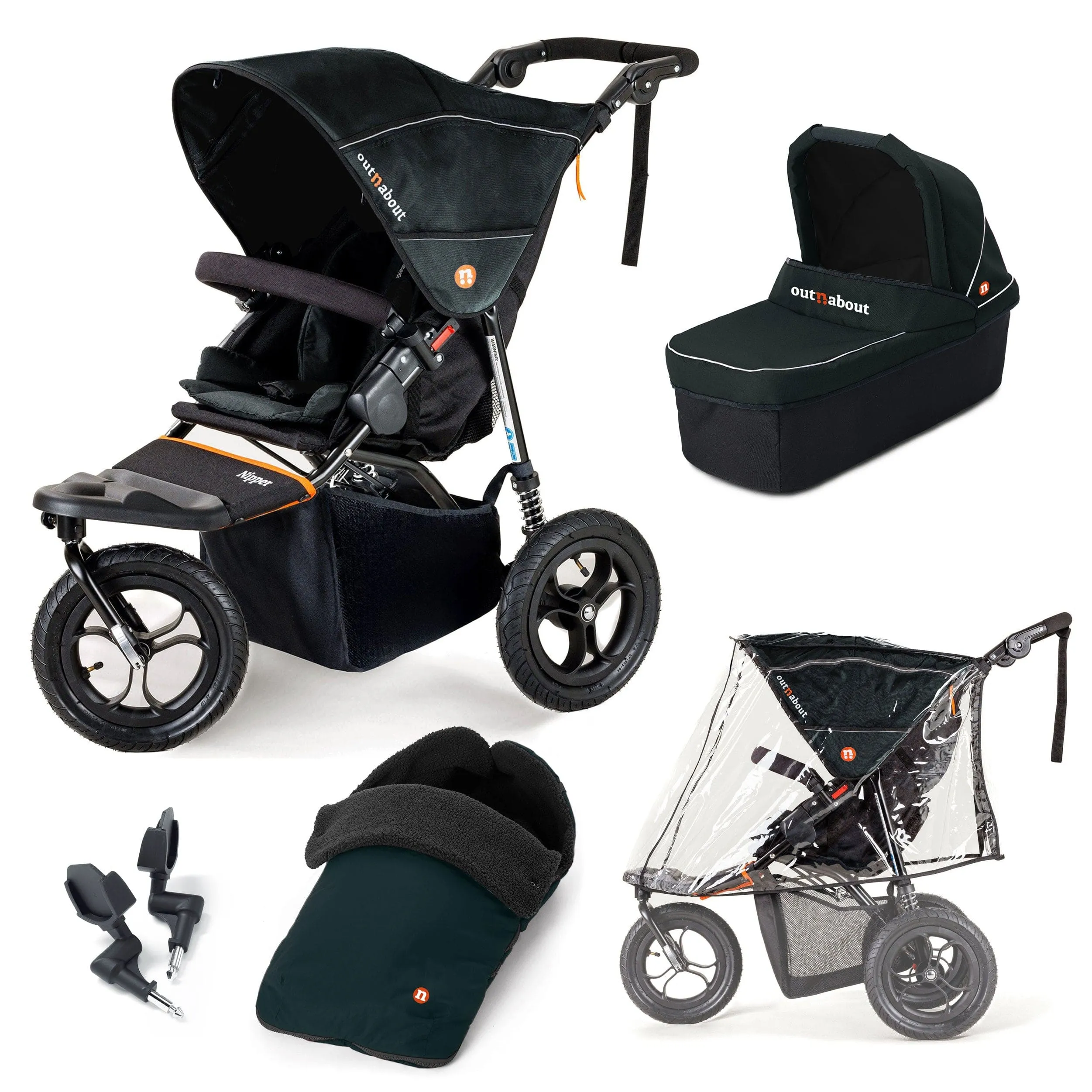 Out n About Nipper Single Essentials Kit in Forest Black