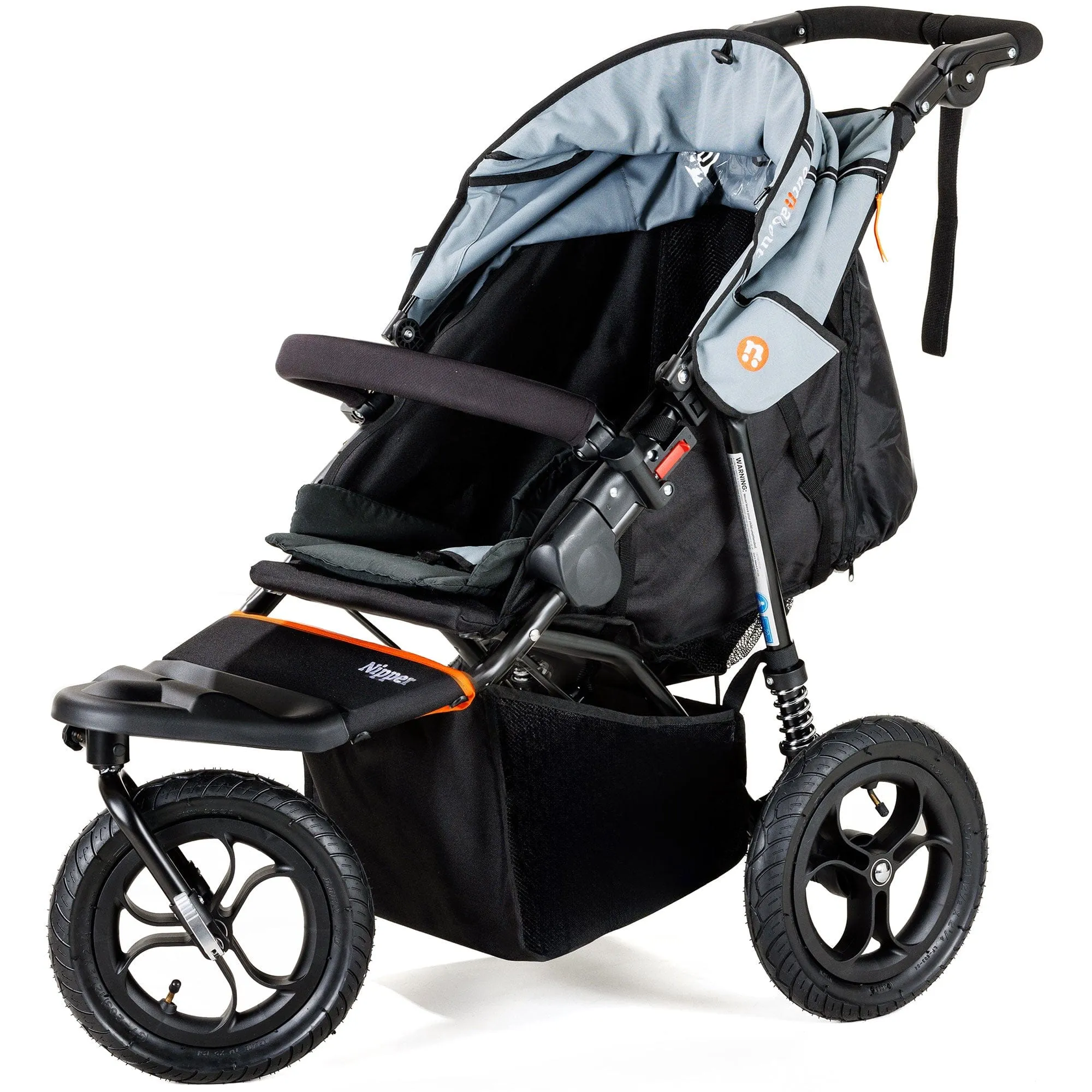 Out n About Nipper Single Starter Kit in Rock Salt Grey