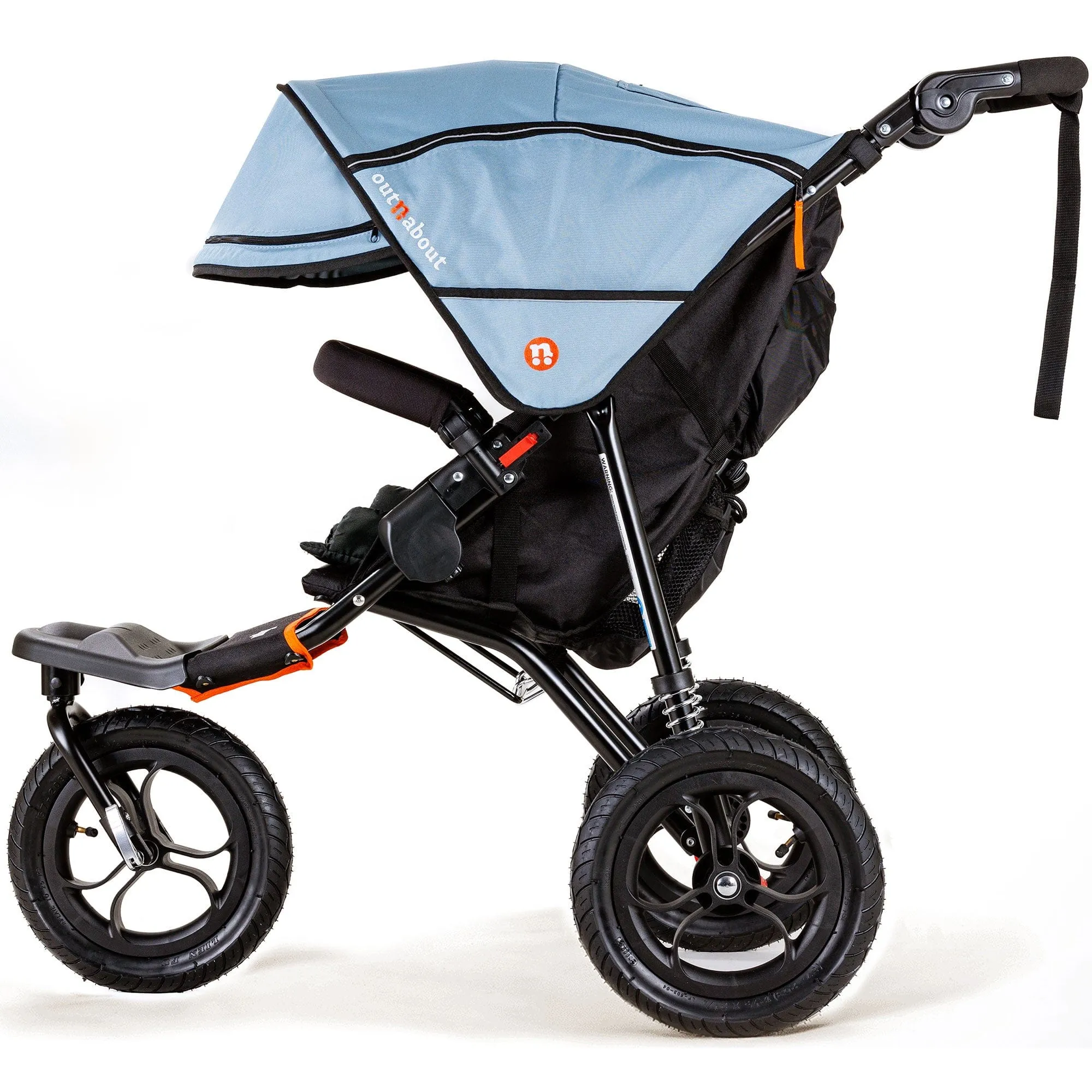 Out n About Nipper Single Starter Kit in Rock Salt Grey
