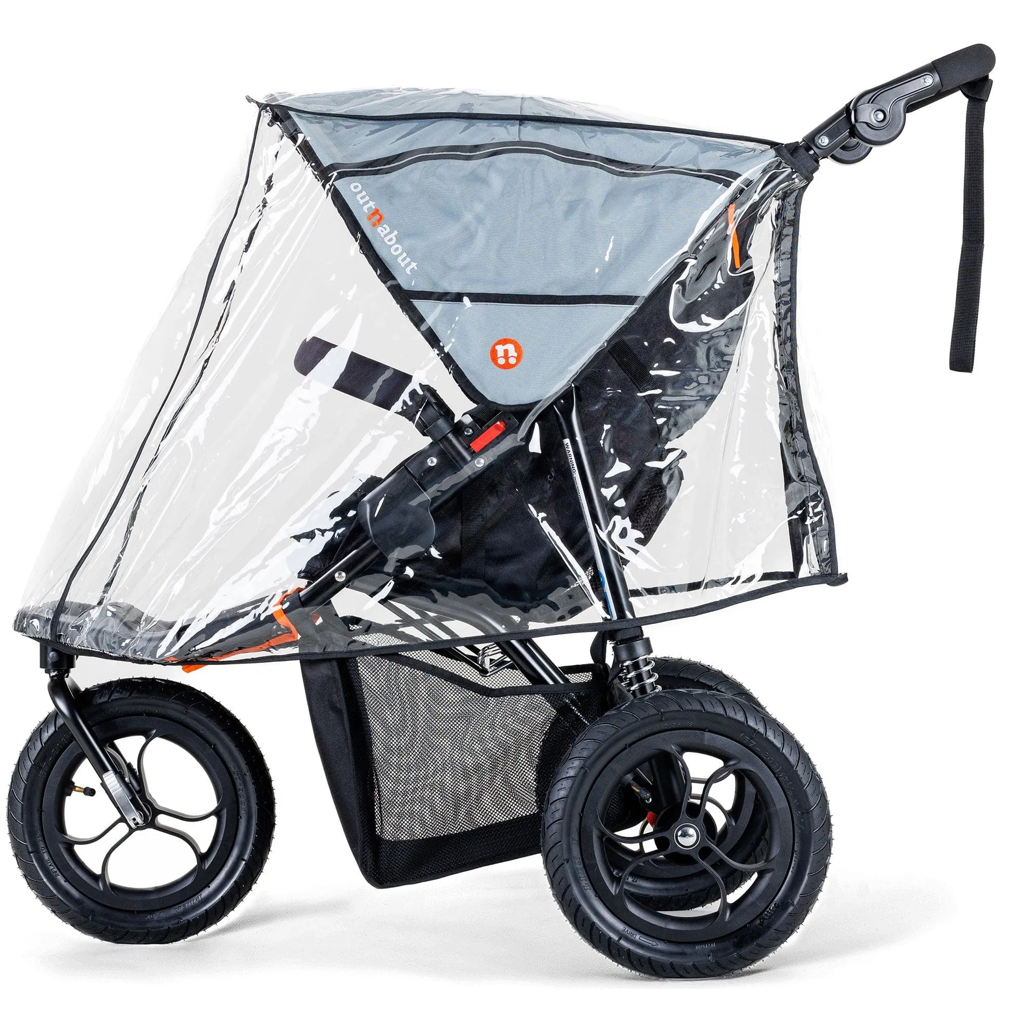 Out n About Nipper Single Starter Kit in Rock Salt Grey