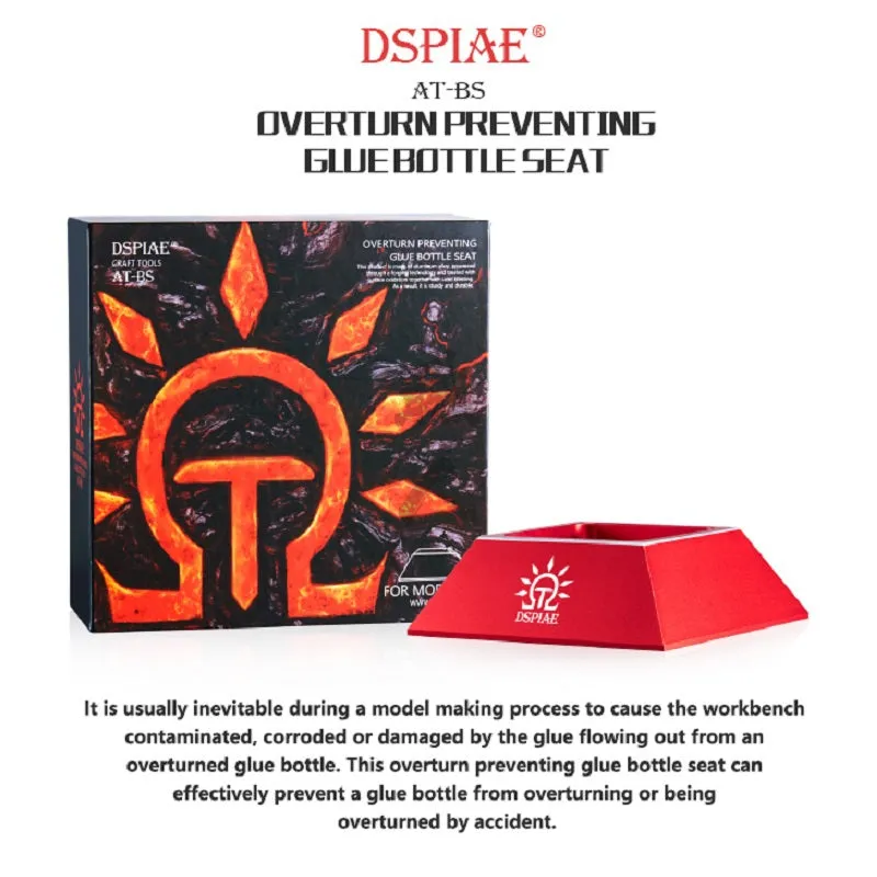 Overturn Preventing Glue Bottle Seat
