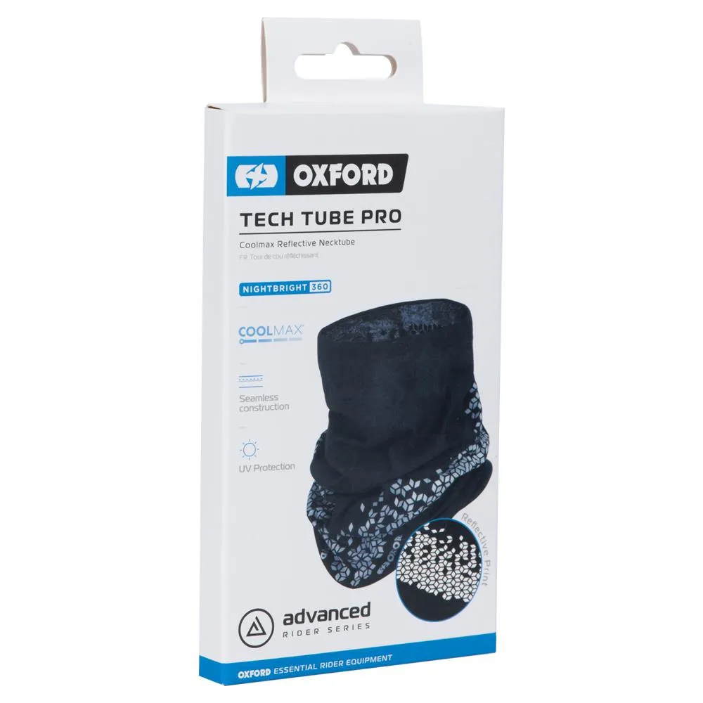 Oxford Reflex Cubed Pro Coolmax Tech Neck Tube Black