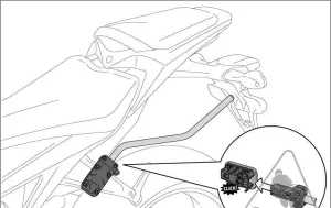 PANNIER MOUNTS SW MOTECH BLAZE QUICK LOCK SPACER BAR DUCATI PANIAGLE 899 14-15 PANIGALE 1199 11-14