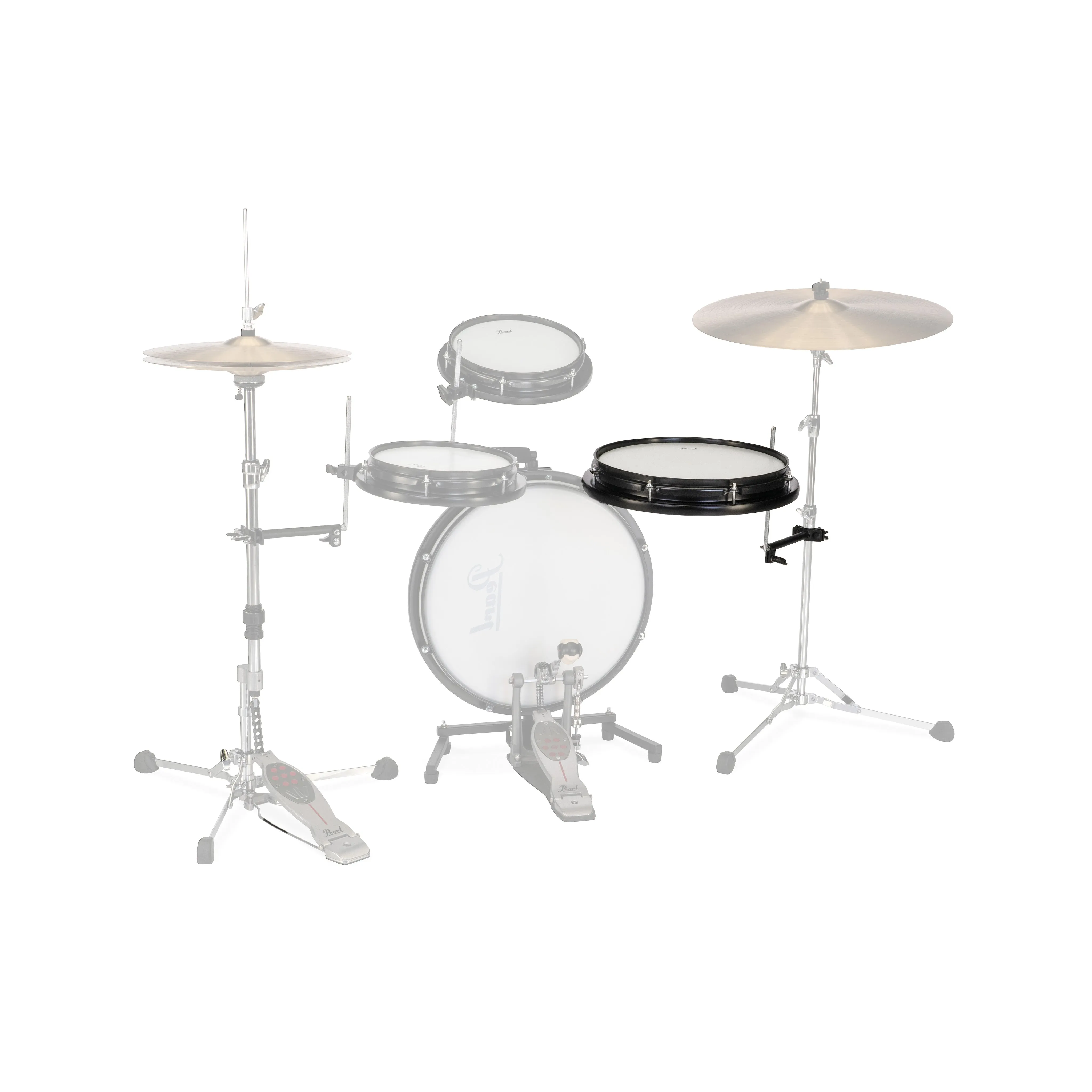Pearl PCTK-T14P 14inch Add-on Tom w/Bracket For Compact Traveller Kit
