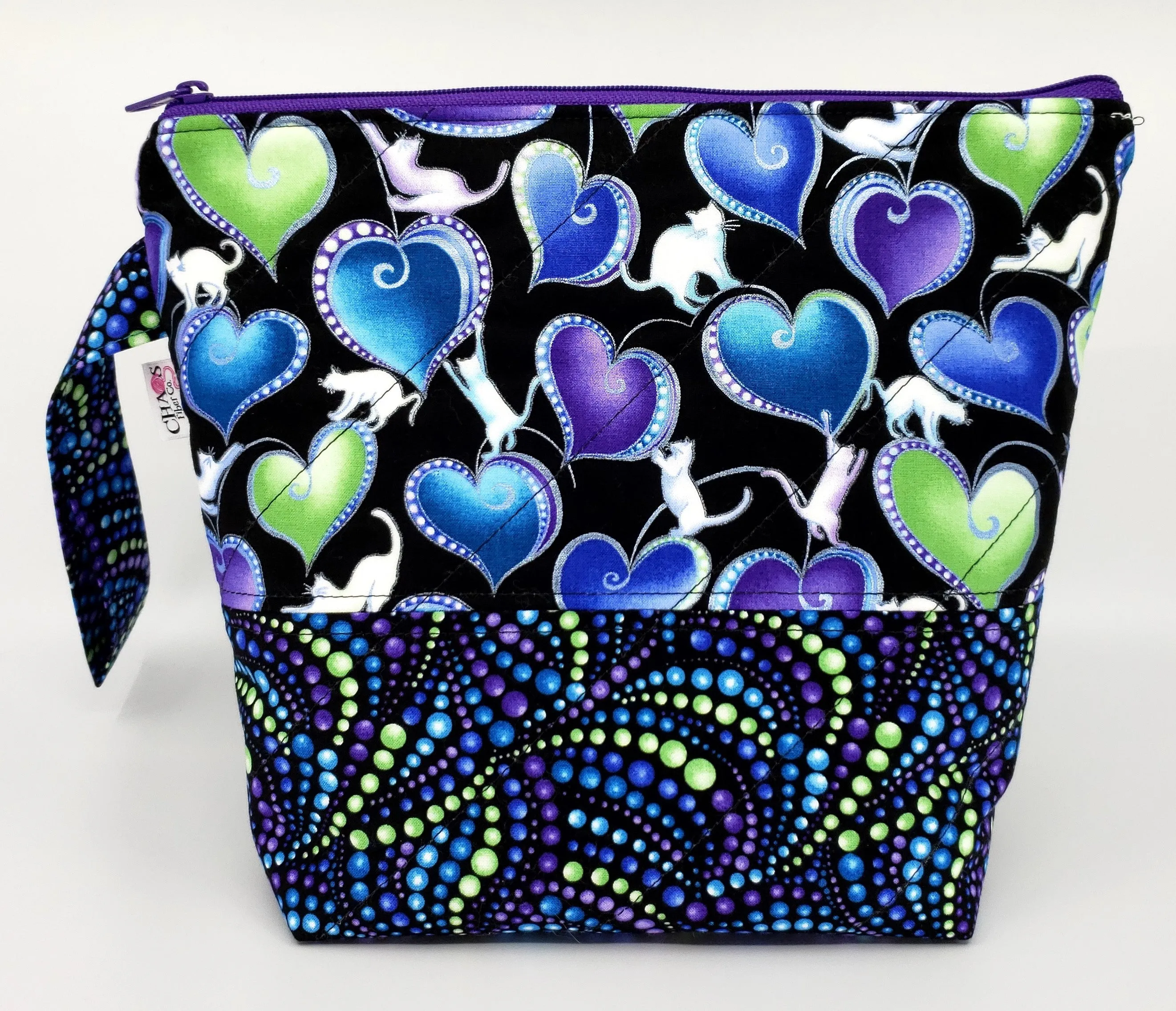 Pearly Cats - Project Bag - Small