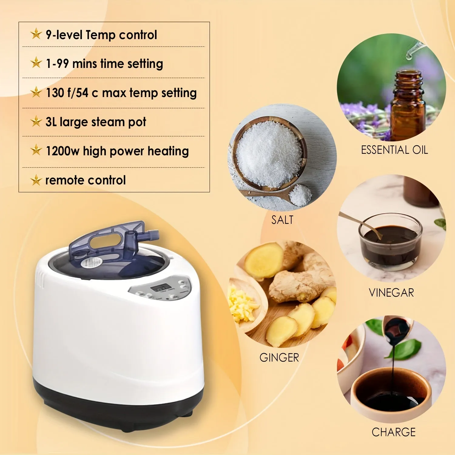 Personal Steam Sauna Spa Tent with Remote Control & Timer