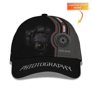 Photographer Lens Personalized Name 3D Classic Cap