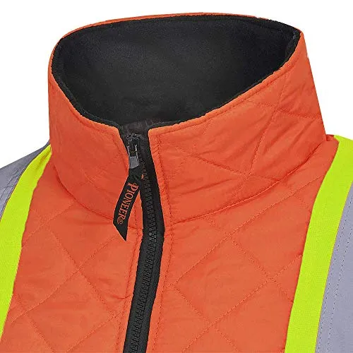Pioneer V1170150 High Visibility Quilted Freezer Jacket