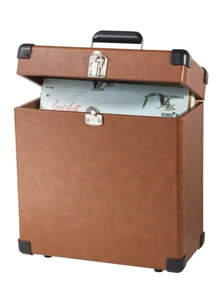Platter-Pak LP Record Carrier Case - Tan