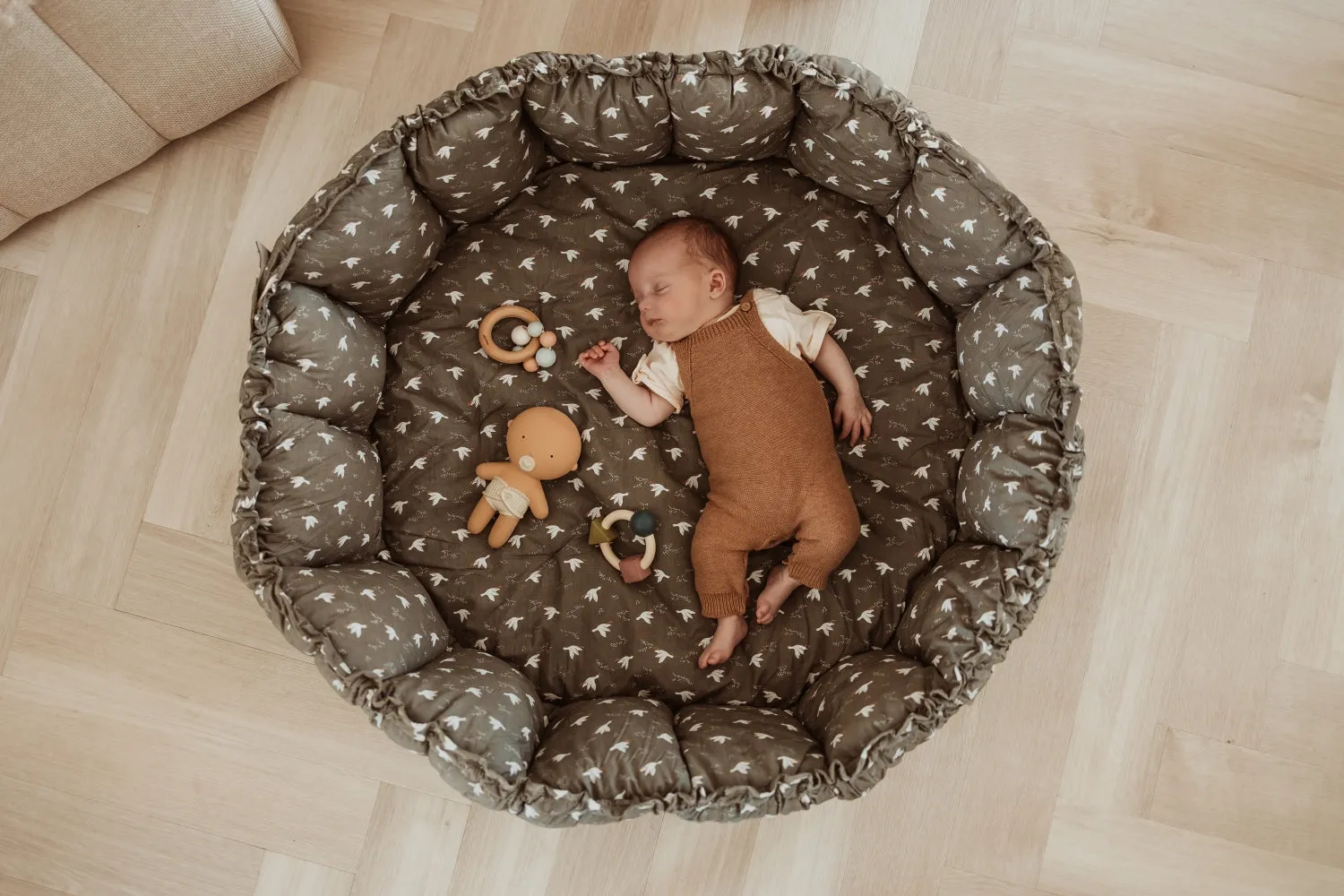 Play&Go Bloom Birds organic babymat (Min of 1, multiples of 1)