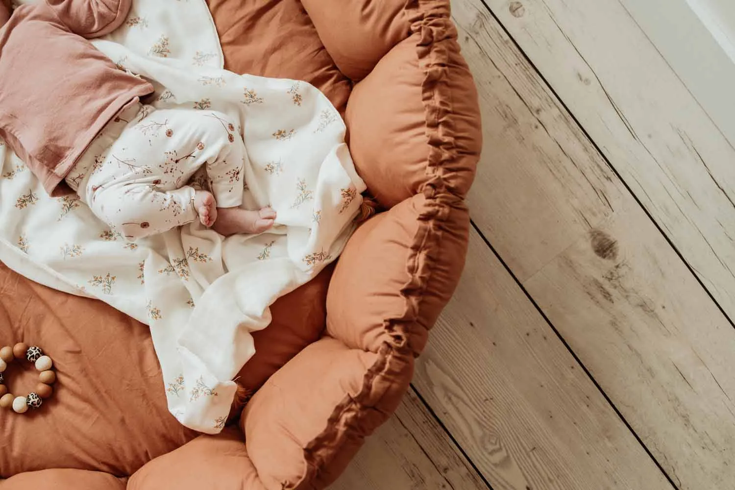 Play&Go Bloom Tawny Brown organic babymat (Min of 1, multiples of 1)