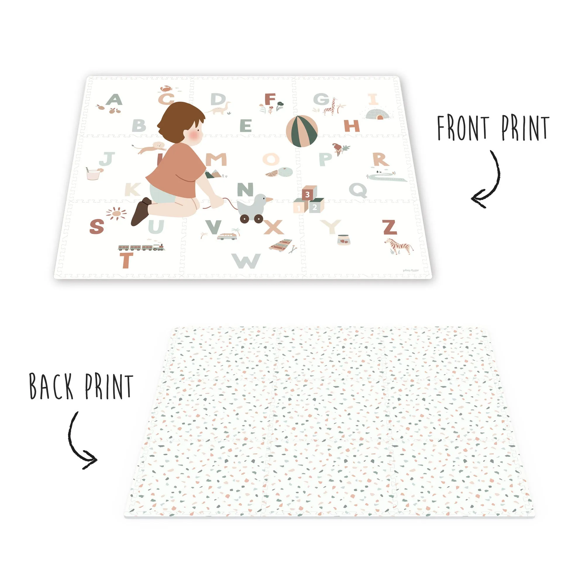 Play&Go EEVAA Alphabet/Terrazzo Puzzlemat (Min of 1, multiples of 1)