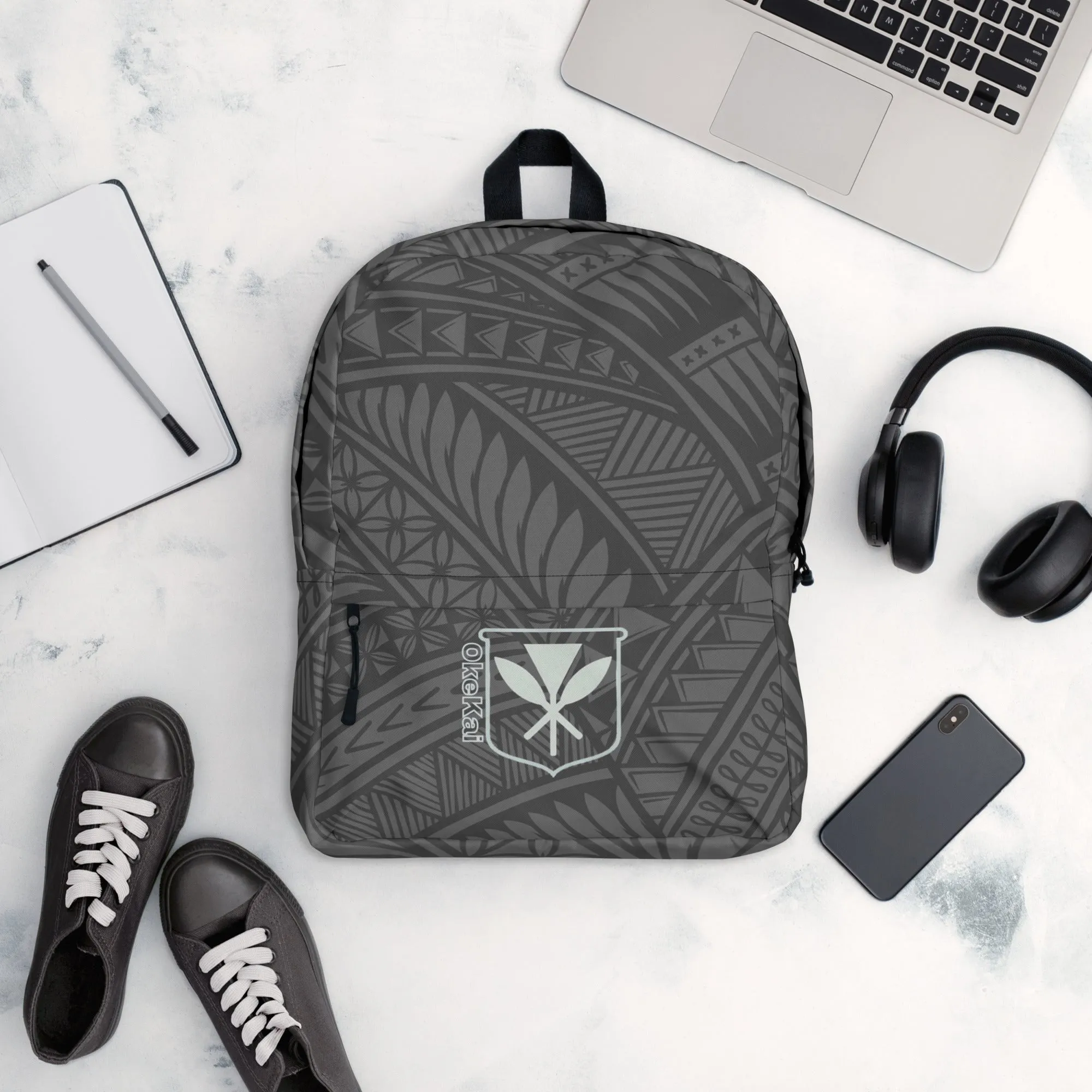 Poly Gray Backpack
