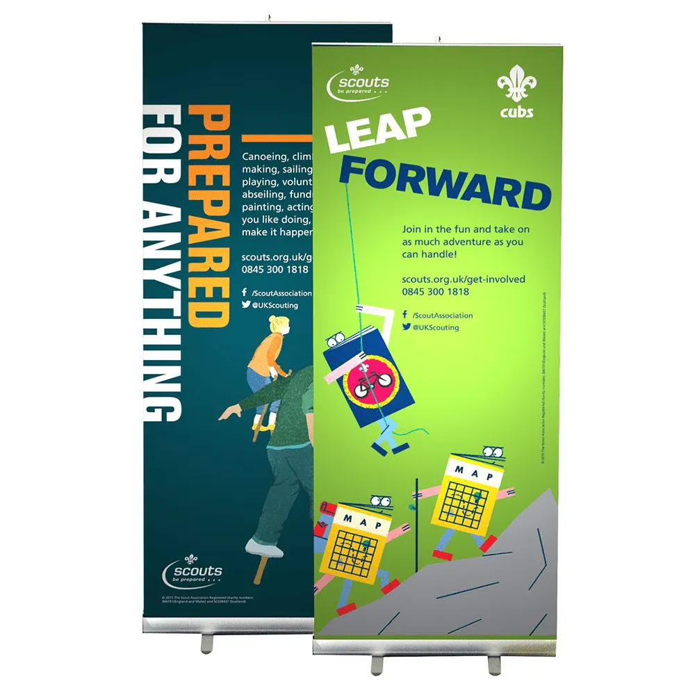 Portable Roll-up Display Banner 800mm x 2000mm