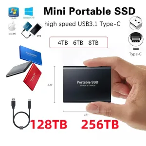 Portable SSD 1TB High-Speed External Storage hard drive