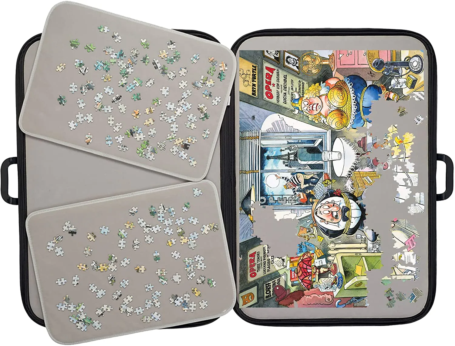 PortaPuzzle Deluxe 1000 Piece Jigsaw Puzzle Storage and Transport 500-1000pc! Retails $113 