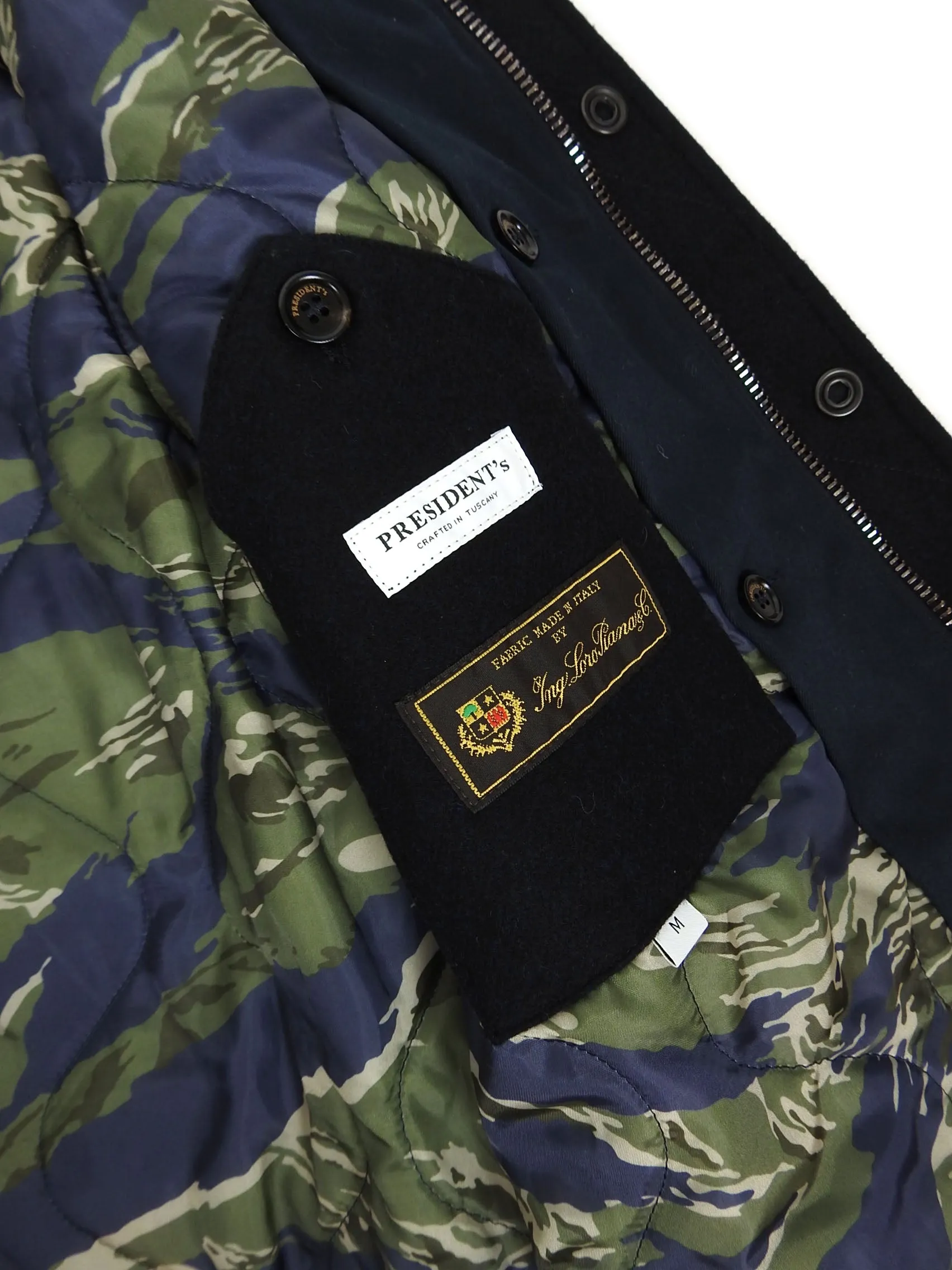 President’s Loro Piana Field Jacket with Removable Liner Size Medium