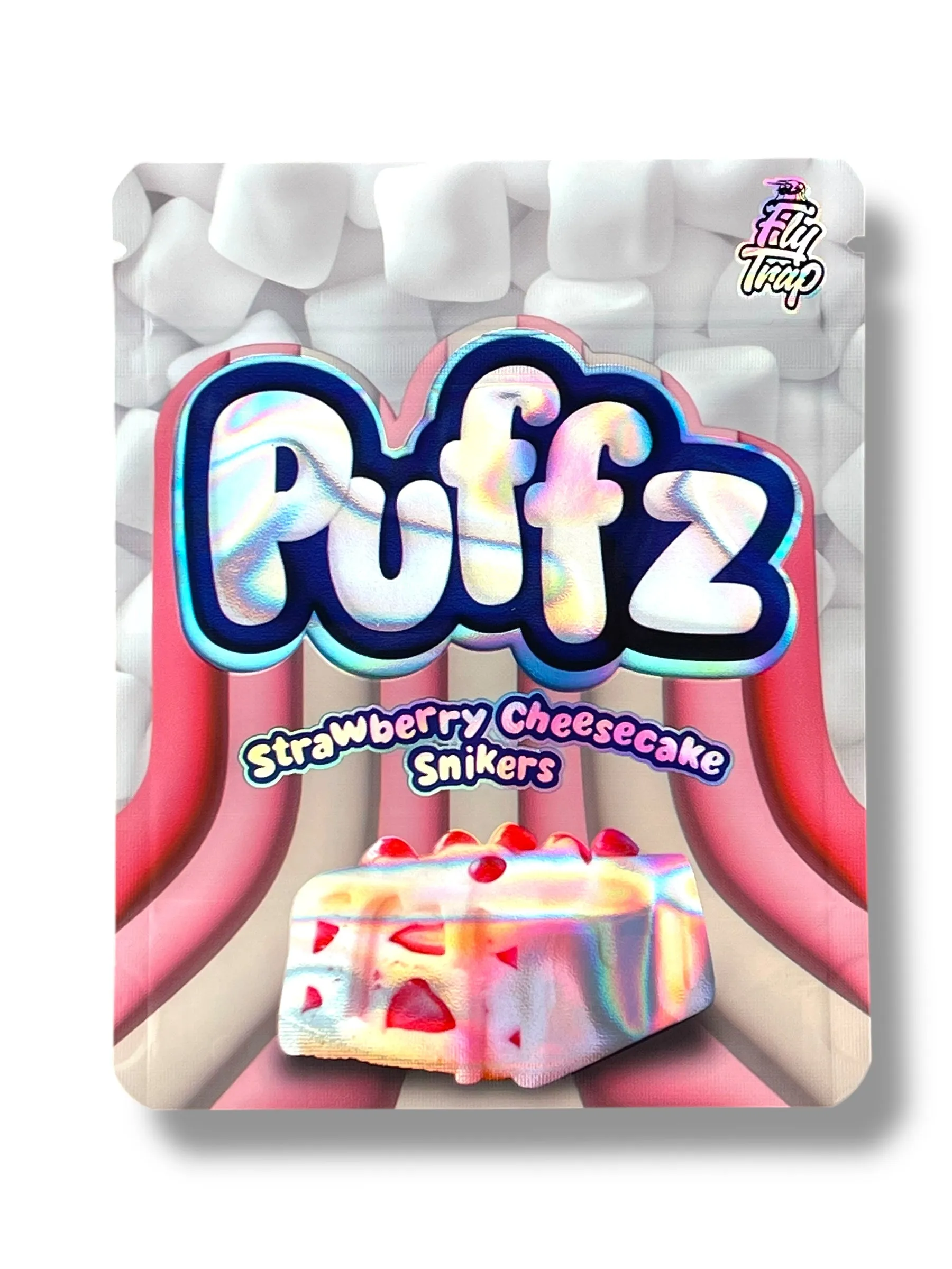Puffs Strawberry Cheesecake Snikers Mylar Bag 3.5 Grams