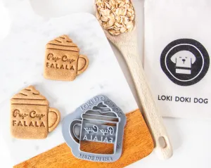 Pup Cup "FA LA LA" Holiday Mug Shape Cookie Cutter