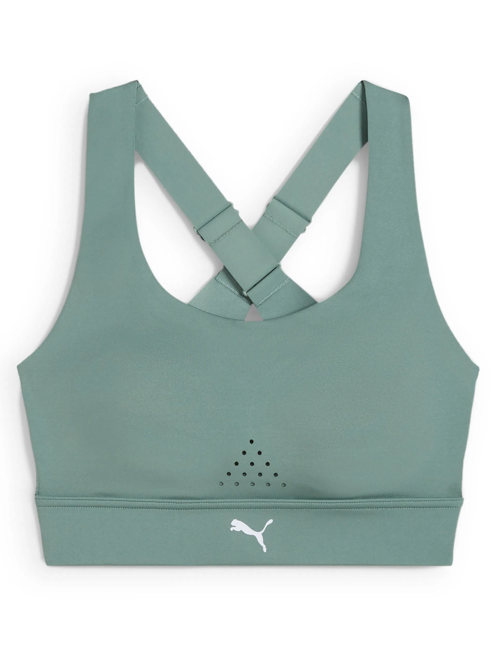 PWRbreathe Run Bra - Green Moon