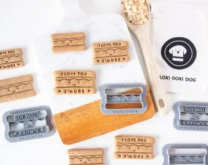 "I Love You Smores" Campfire Smores Shaped Cookie Cutter
