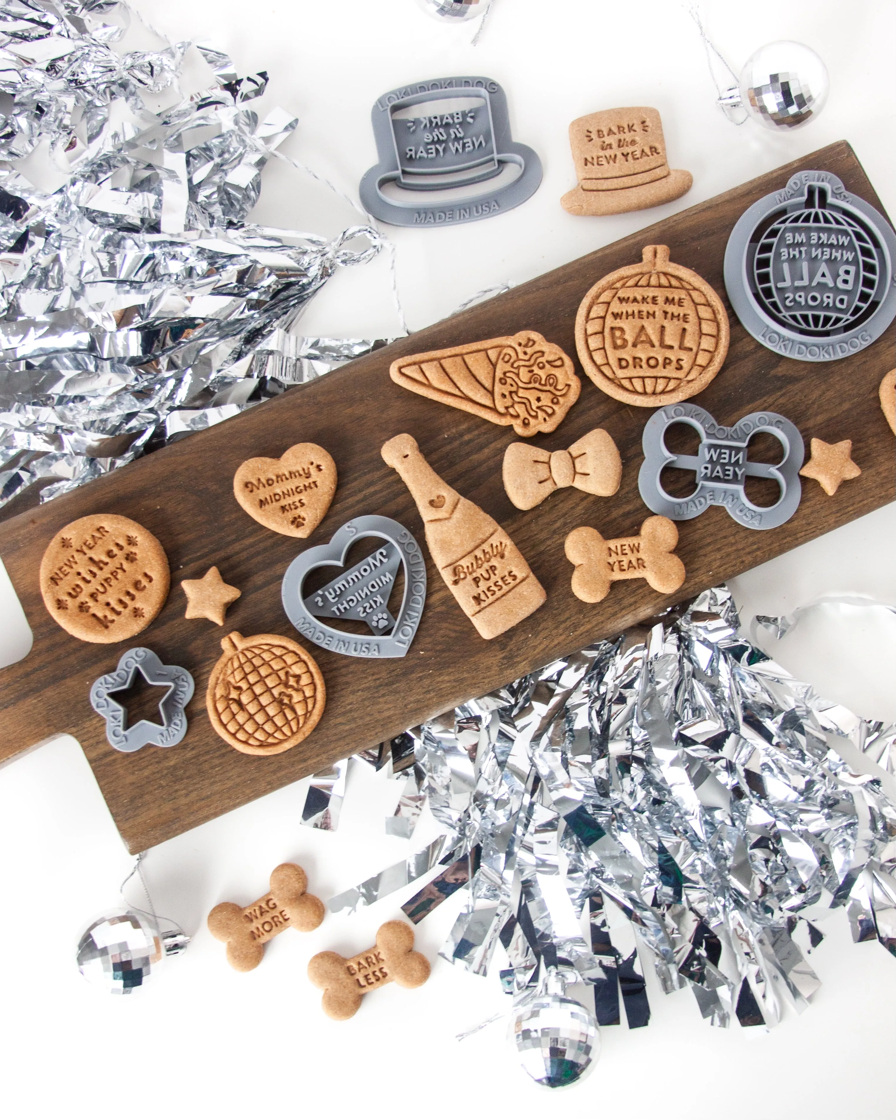 "Mommy's Midnight Kiss" Heart Shaped Cookie Cutter with Paw Print