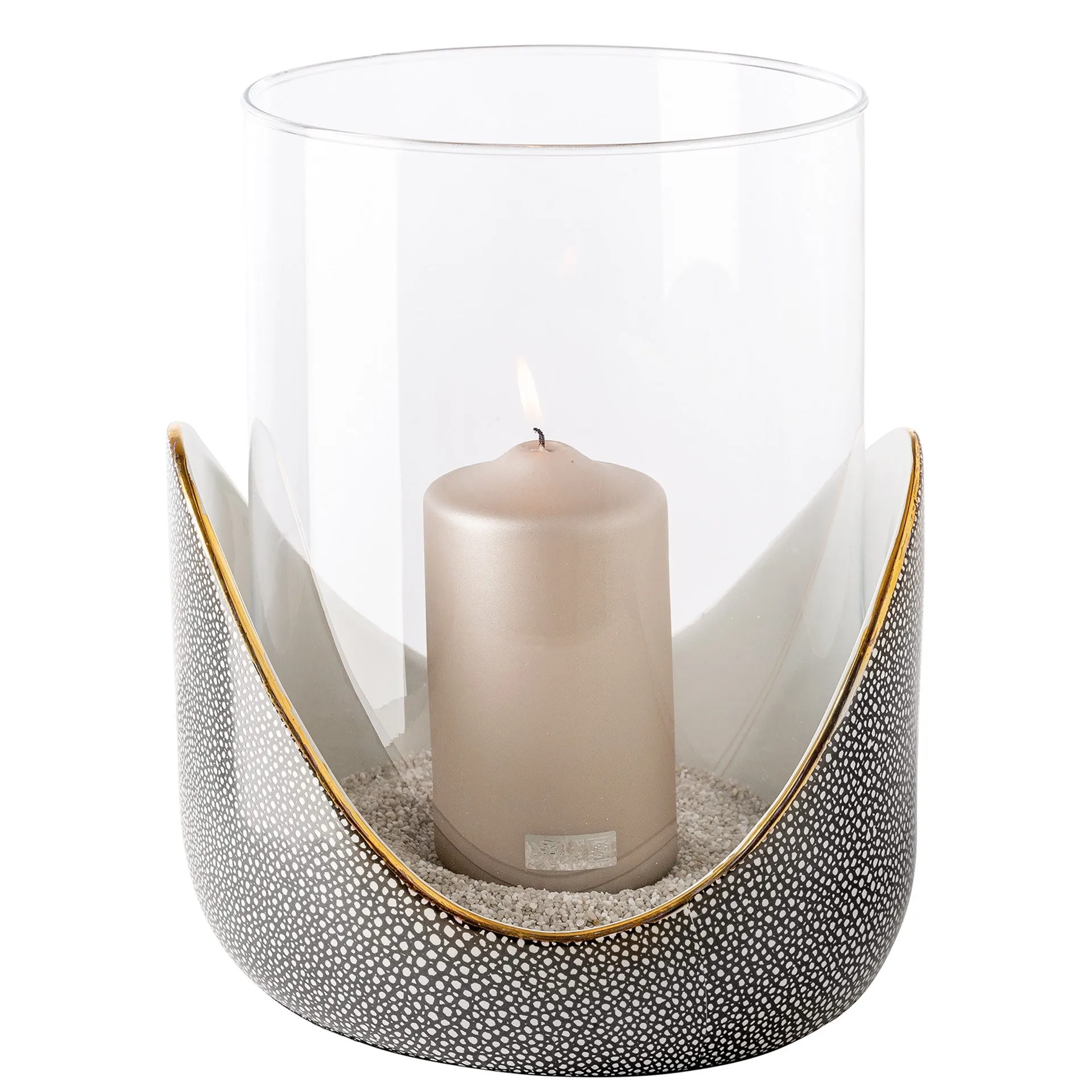 "Onda" Porcelain Storm Lantern £64
