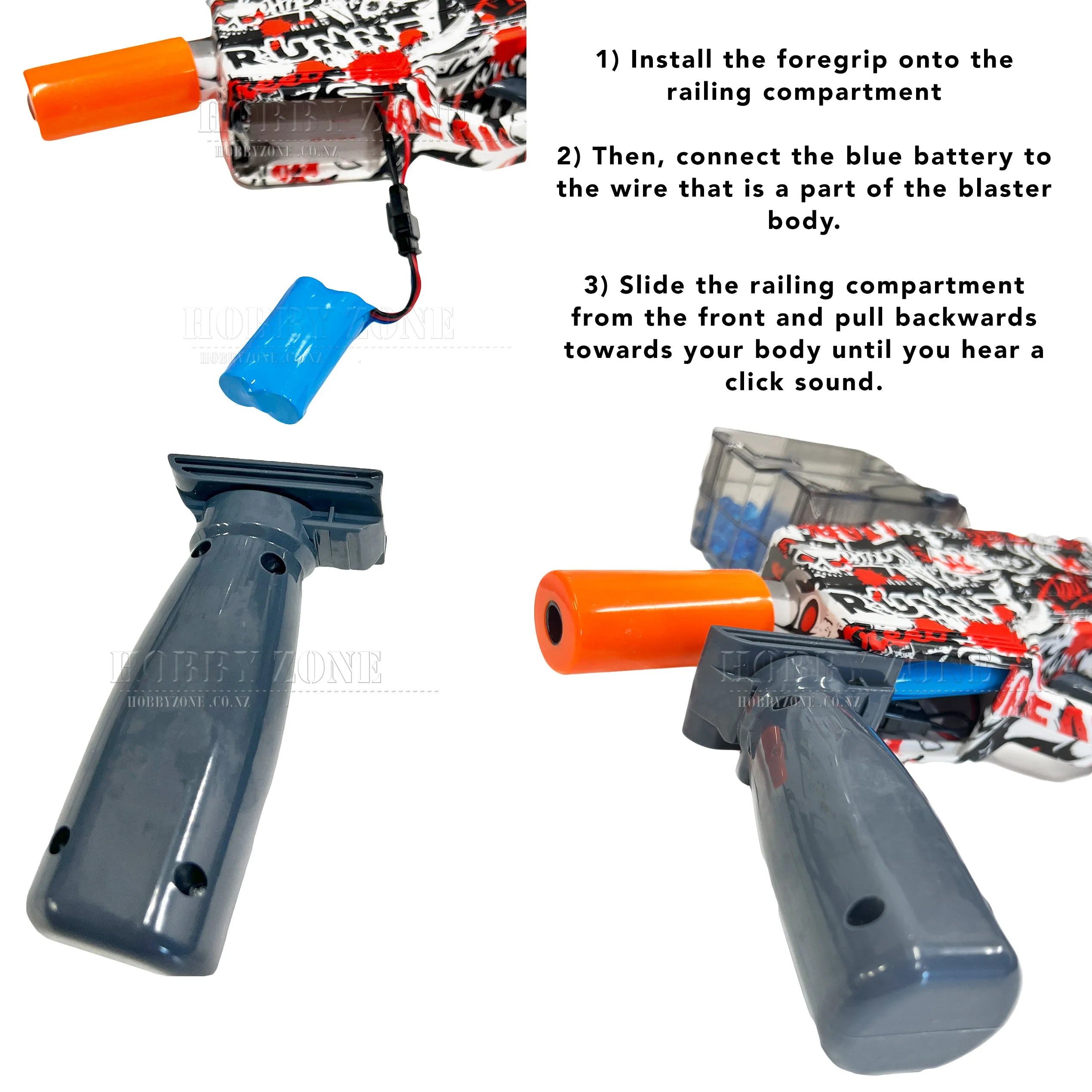 [R18 ] "Encrypted Puzzle" MP9 Gel Ball Blaster [ID Check Required]