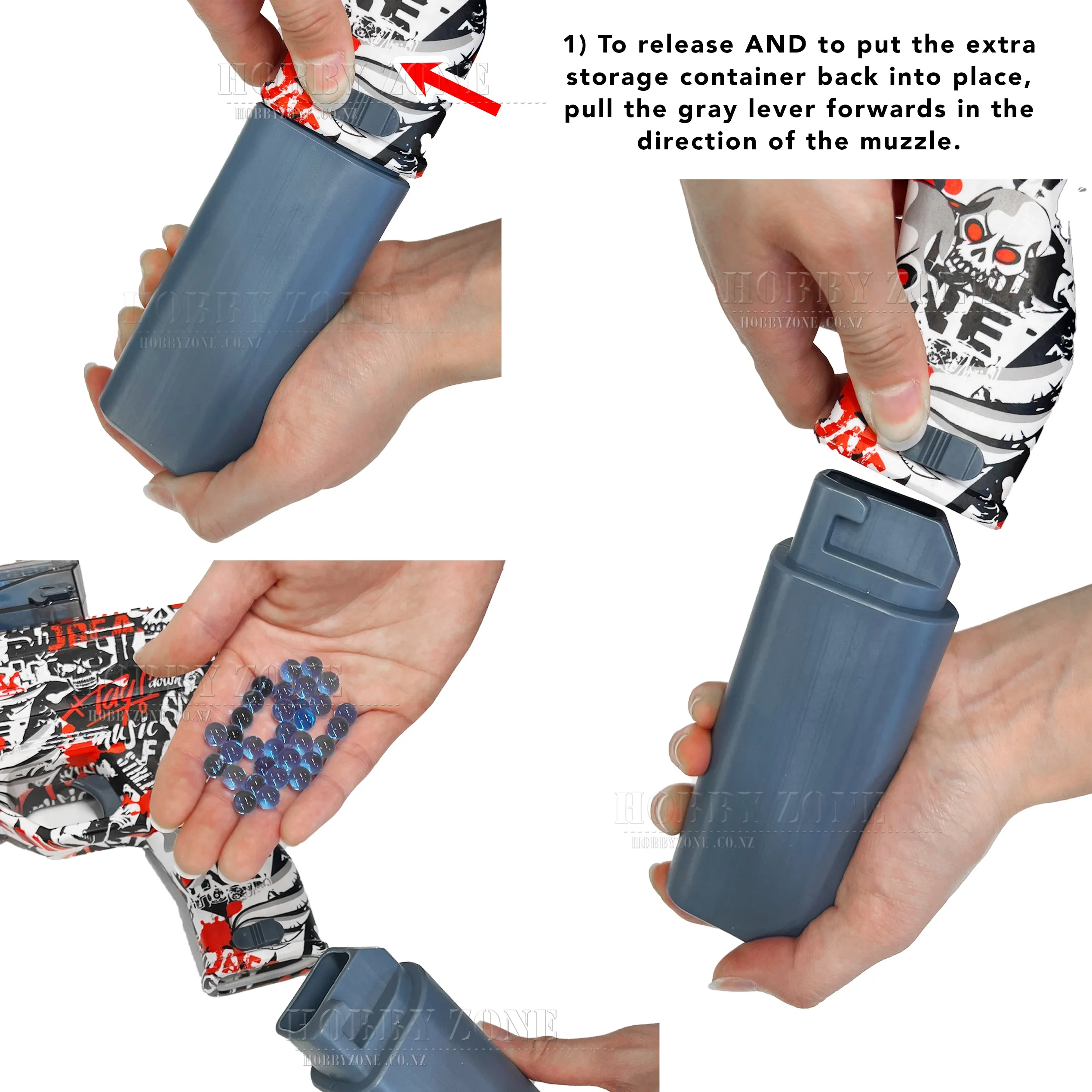 [R18 ] "Encrypted Puzzle" MP9 Gel Ball Blaster [ID Check Required]