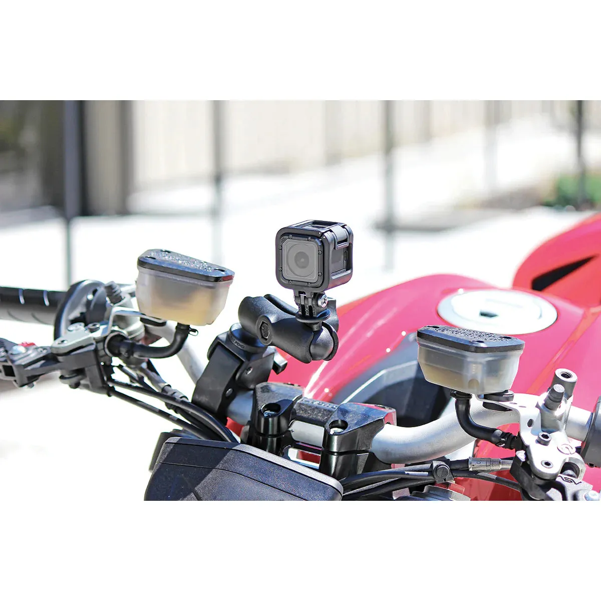RAM® Tough-Claw™ Double Ball Mount with Universal Action Camera Adapter (RAP-B-400-GOP1U)